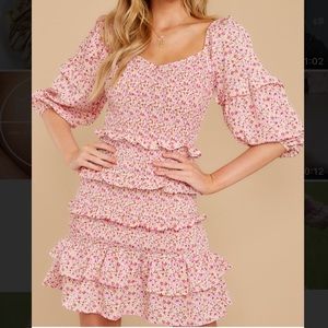 My Darling Pink Multi Floral Print Dress